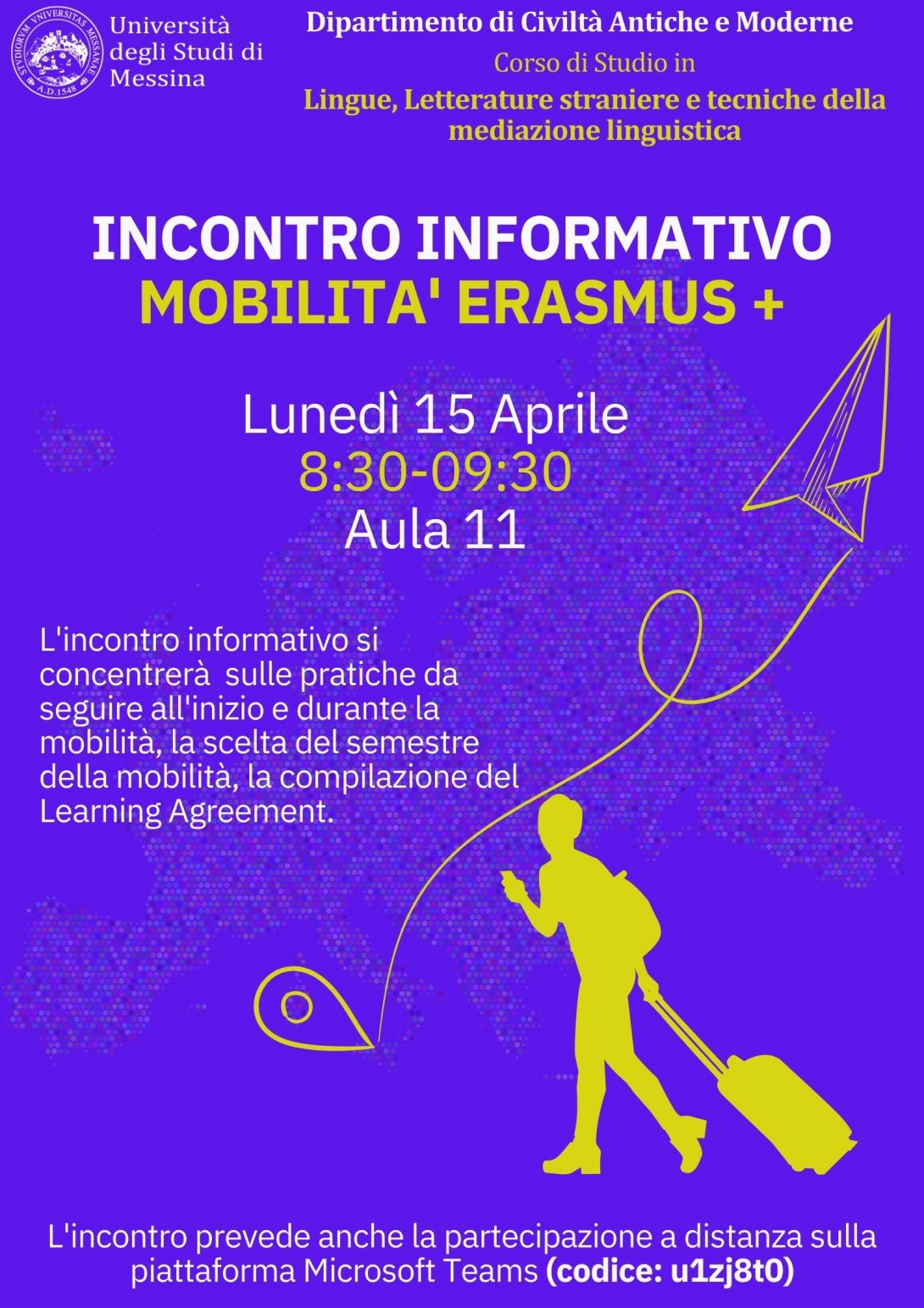 Incontro informativo sul programma Erasmus