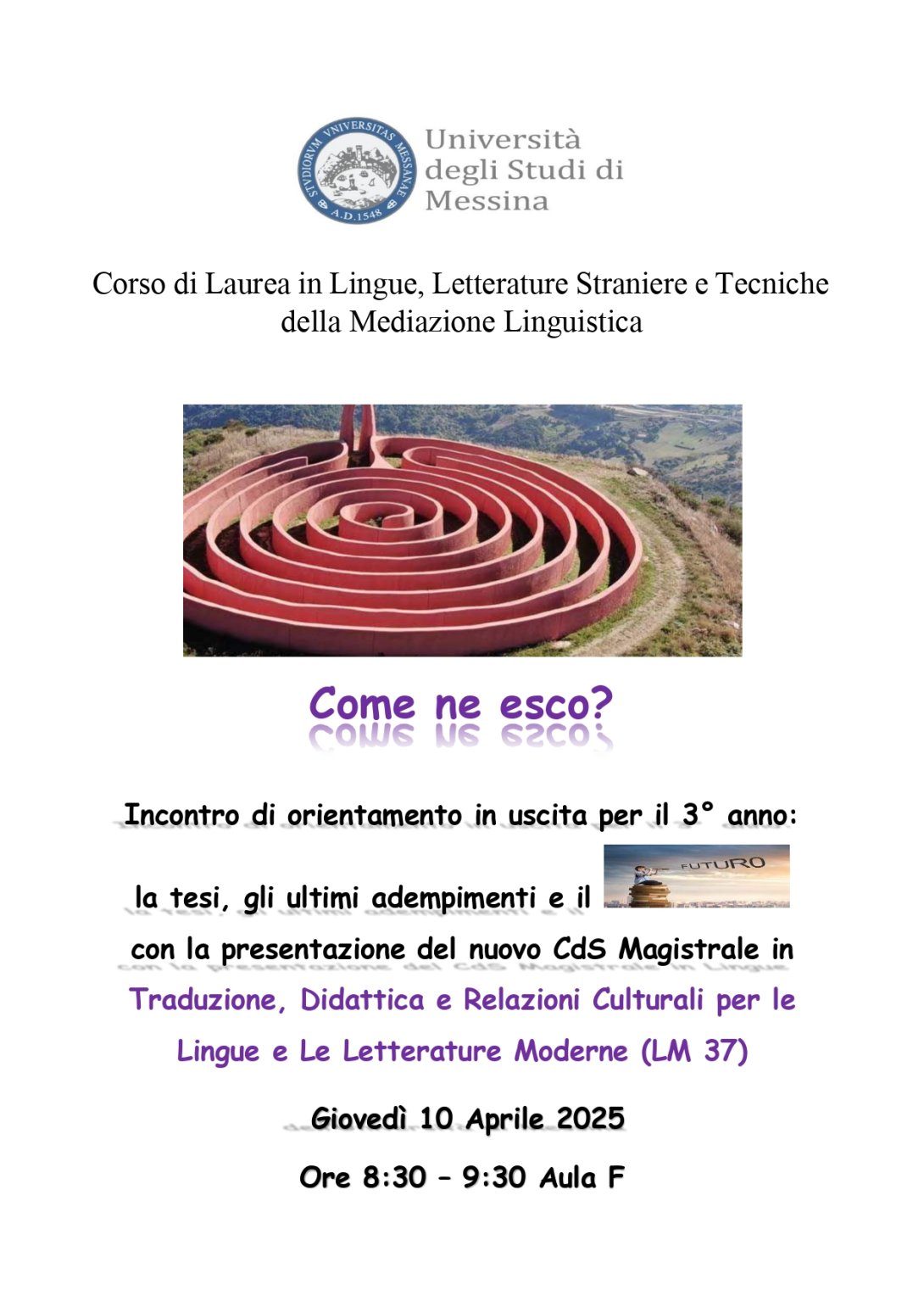 Orientamento in uscita Lingue Interclasse III anno